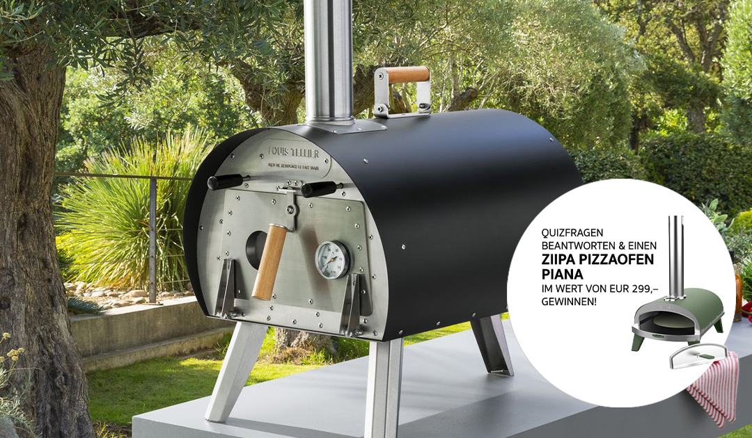 Quizfragen beantworten und einen ZiiPa Pizzaofen Piana gewinnen!